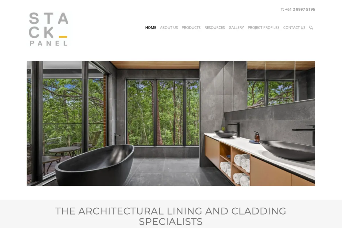 Stack Panel website homepage